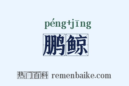 鹏鲸是什么意思的图片